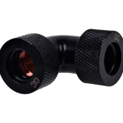 Alphacool HT 13mm HardTube Anschraubtülle 90° L-Verbinder für Acryl- Messingrohre - gerändelt - Deep