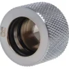 Alphacool HT 16mm HardTube Anschraubtülle G1/4 für Acryl- Messingrohre - gerändelt - Chrome