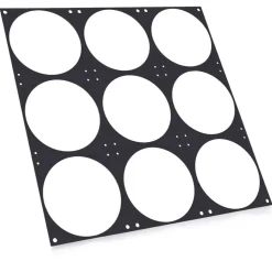 Alphacool Nova 1080 Lüfterblende 9x120mm - Black