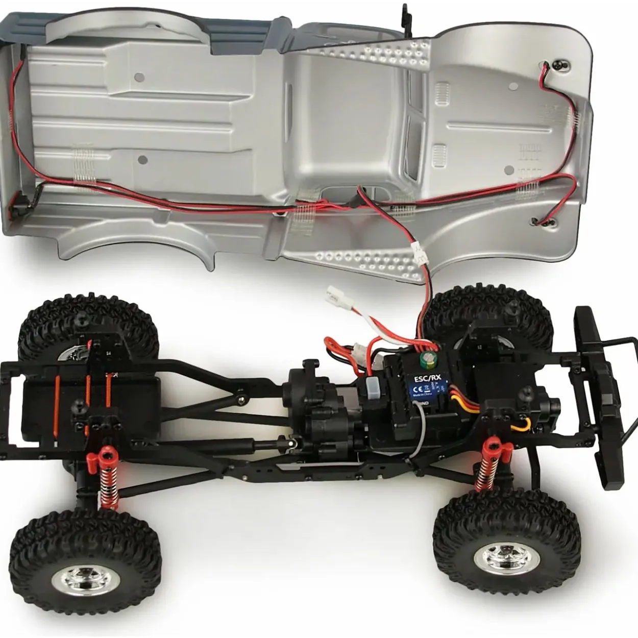 Amewi RC Auto AMXRock AM18 Harvest grau LiPo Akku 600mAh/14+