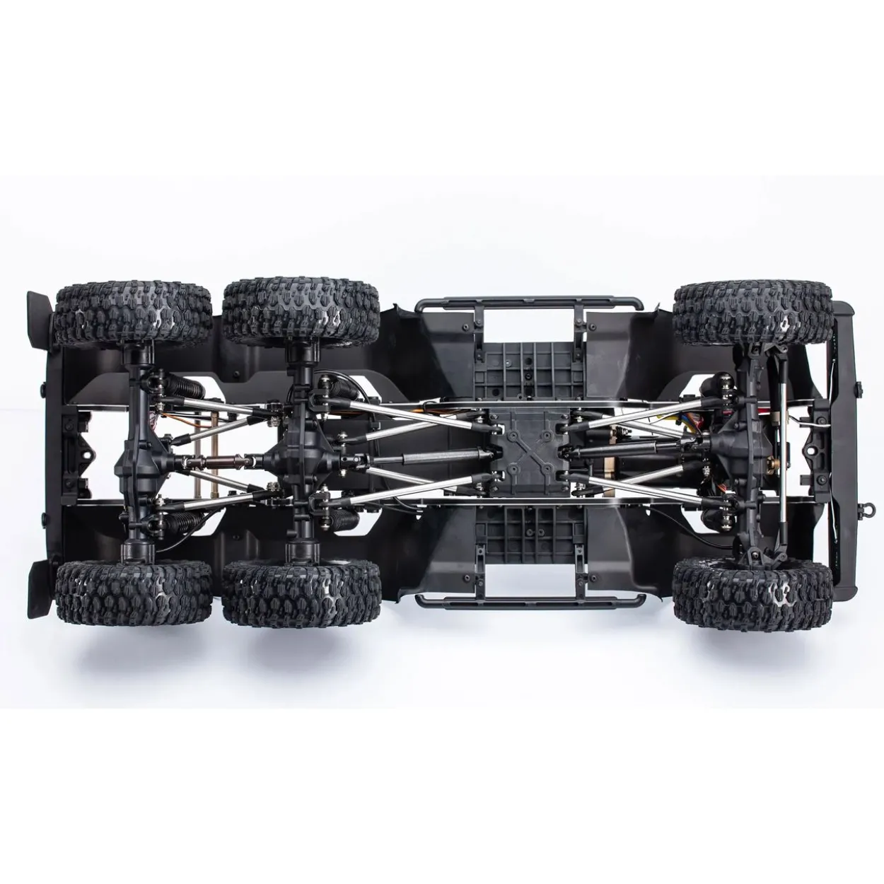 Amewi RC Auto AMXRock RCX10.3P Crawler 6x6 Pickup grau /14+