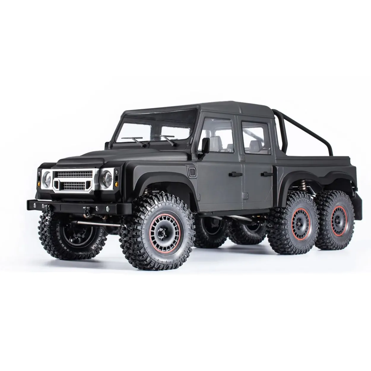 Amewi RC Auto AMXRock RCX10.3P Crawler 6x6 Pickup grau /14+