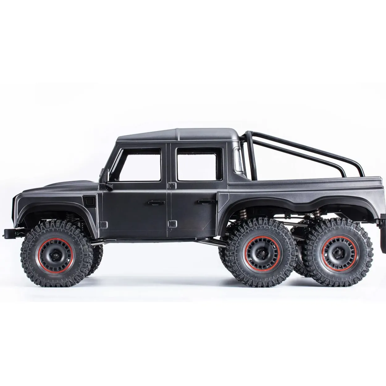 Amewi RC Auto AMXRock RCX10.3P Crawler 6x6 Pickup grau /14+