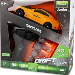 Amewi RC Drift Sport 4WD 1:24 RTR gelb /6+