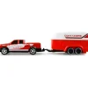 Amewi RC Pickup Die Cast mit Wohnwagen 1:64 RTR rot 6+