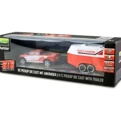 Amewi RC Pickup Die Cast mit Wohnwagen 1:64 RTR rot 6+