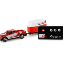Amewi RC Pickup Die Cast mit Wohnwagen 1:64 RTR rot 6+
