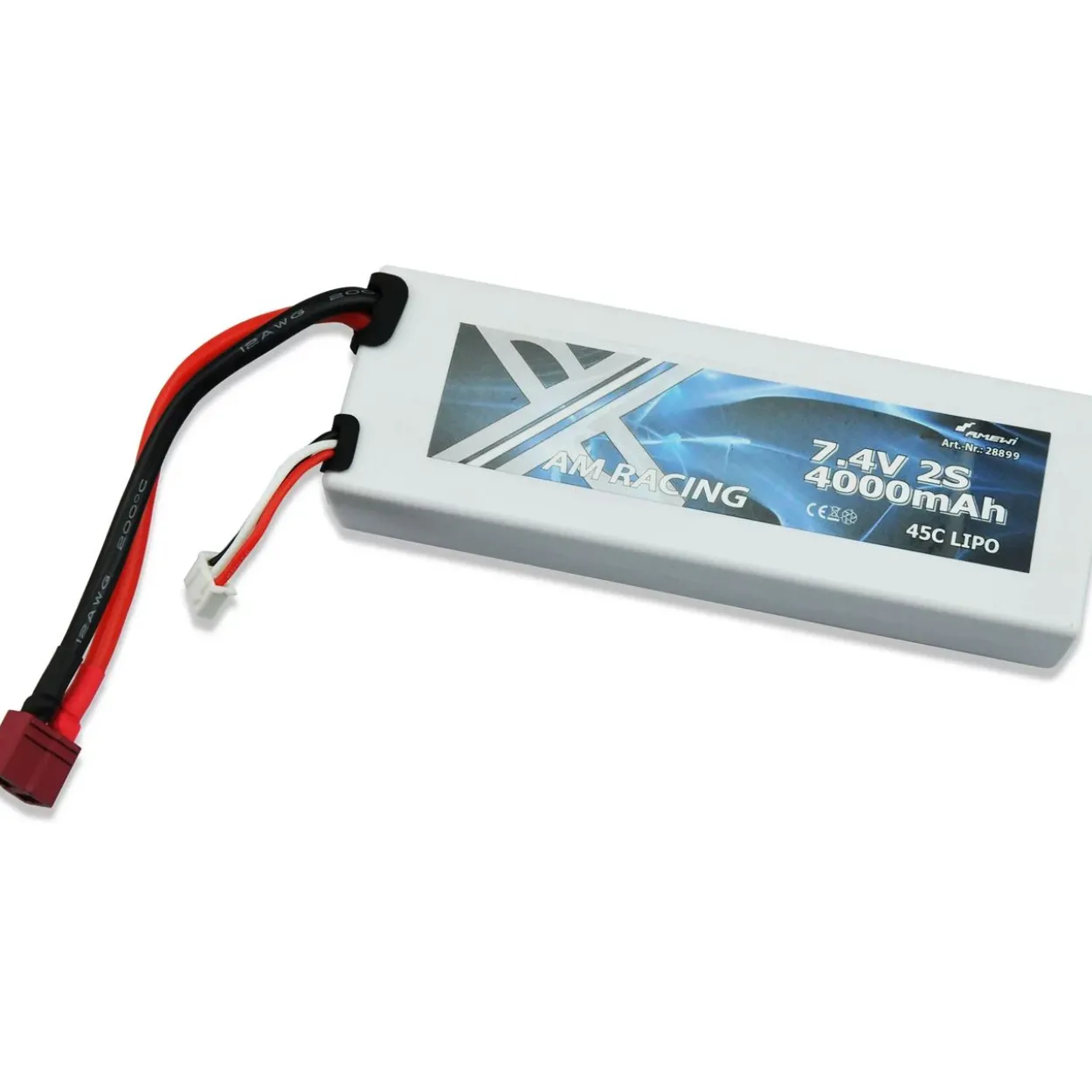 Amewi Zubehör LiPo Akku 2S 7,4V 4000mAh 45C Hardcase DEANS
