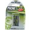 ANSMANN DECT HR03 Nickel-Metall-Hydrid AAA Micro Akku 800 mAh 3er Pack