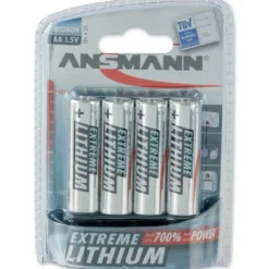 ANSMANN Extreme Lithium FR6 Lithium AA Mignon Batterie 1.5 V 4er Pack