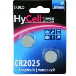 ANSMANN HyCell CR2025 Lithium Knopfzellen Batterie 3.0 V 2er Pack