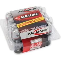 ANSMANN LR6 Alkaline AA Mignon Batterie 1.5 V 20er Pack