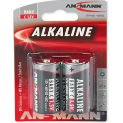 ANSMANN Red-Line LR14 Alkaline C Baby Batterie 1.5 V 2er Pack