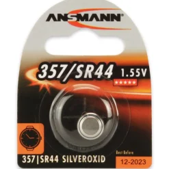 ANSMANN SR44 Silberoxid Knopfzellen Batterie 1.5 V 1er Pack