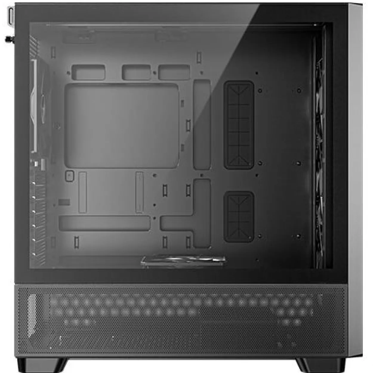 Antec Flux Midi Tower ohne Netzteil schwarz/braun