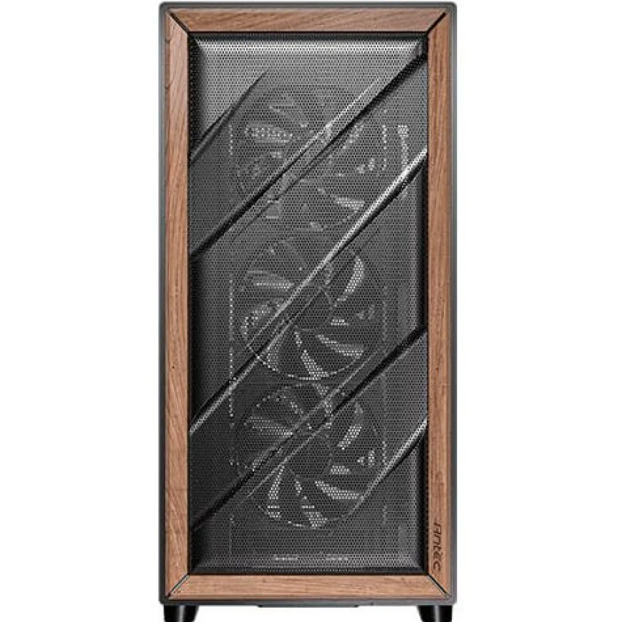 Antec Flux Midi Tower ohne Netzteil schwarz/braun