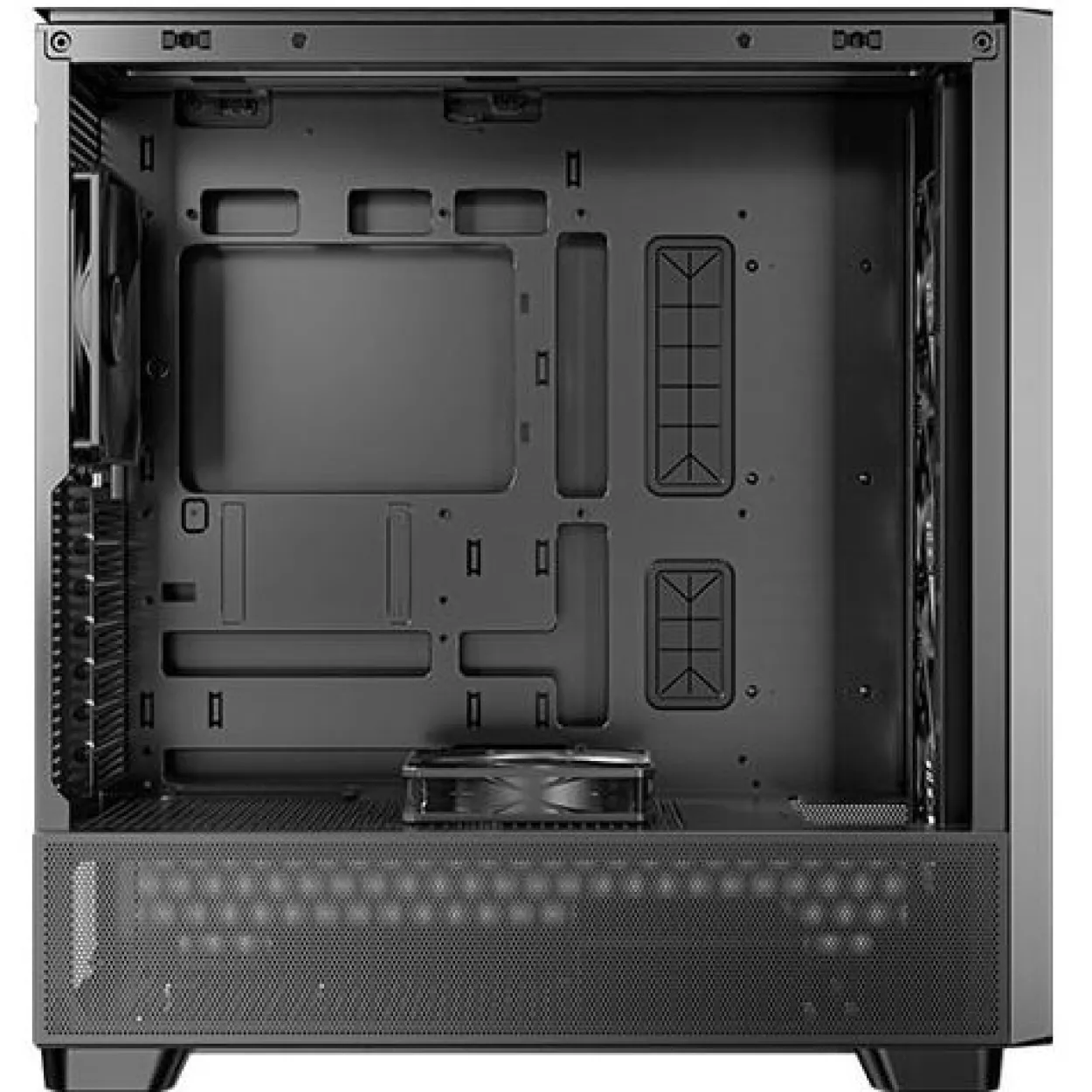 Antec Flux Midi Tower ohne Netzteil schwarz/braun