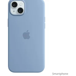 Apple iPhone 15 Plus Silicone Case with MagSafe - Winter Blue