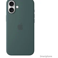 APPLE 16 PLUS SILICONE CASE WITH MAGSAFE - LAKE GREEN