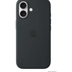 Apple Silikon Case iPhone 17 mit MagSafe (schwarz)