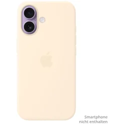 Apple Silikon Case mit MagSafe Handyhülle für iPhone 17 vanille