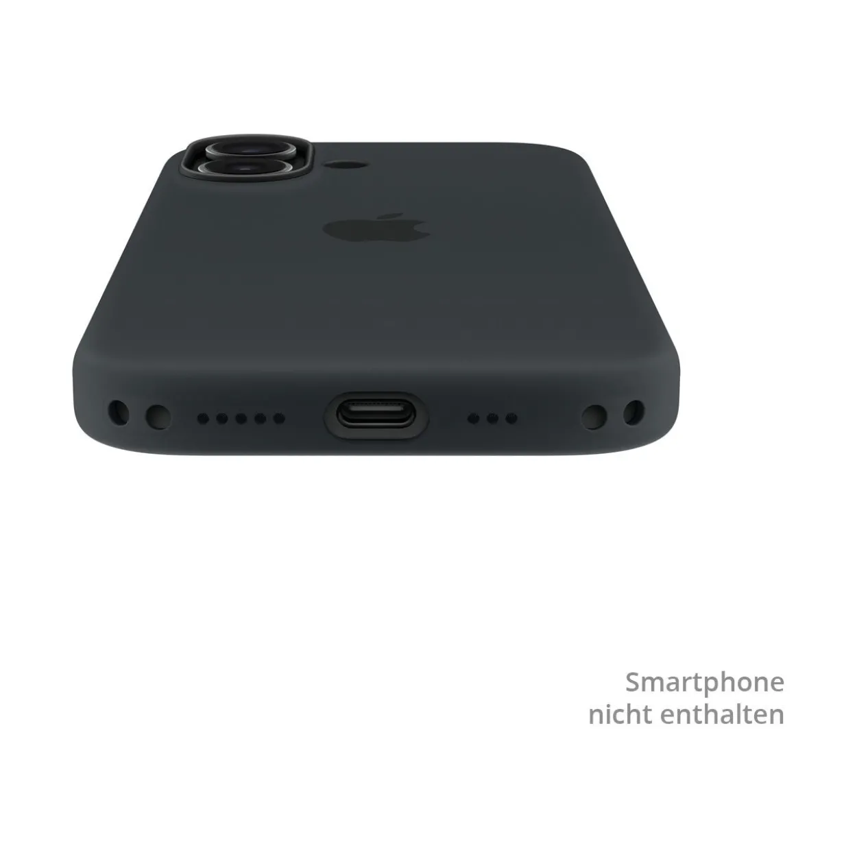 Apple Silikon Case mit MagSafe Handyhülle für iPhone 17 vanille