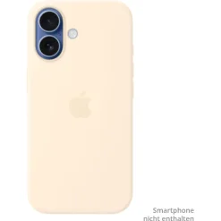 Apple Silikon Case mit MagSafe Handyhülle für iPhone 17 vanille