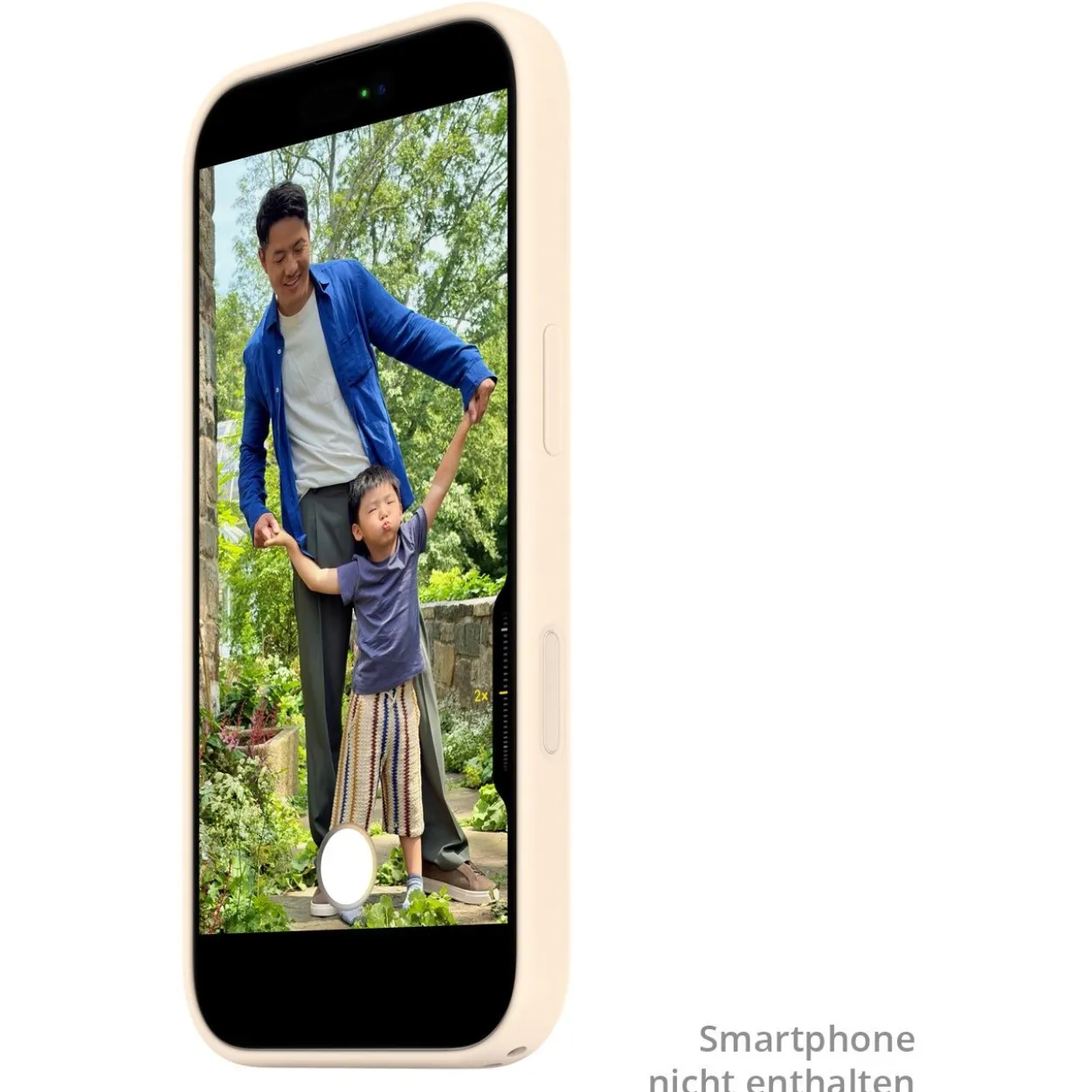 Apple Silikon Case mit MagSafe Handyhülle für iPhone 17 vanille