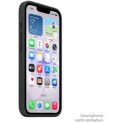 Apple Silikon Case mit MagSafe Handyhülle für iPhone 17e schwarz