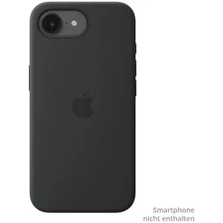 Apple Silikon Case mit MagSafe Handyhülle für iPhone 17e schwarz