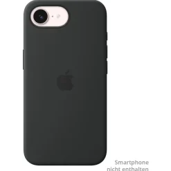 Apple Silikon Case mit MagSafe Handyhülle für iPhone 17e schwarz