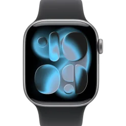 Apple Watch S11 2025 Aluminium Cellular 46mm Space Grau (Sportarmband schwarz) M/L