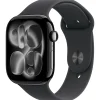 Apple Watch S11 2025 Aluminium 46mm Diamantschwarz (Sportarmband schwarz) S/M