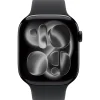 Apple Watch S11 Aluminium 46mm Diamantschwarz (Sportarmband schwarz) M/L