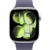 Apple Watch S11 2025 Aluminium 46mm Silber (Sportarmband nebelviolett) S/M