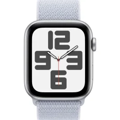 APPLE WATCH SE CELL 44MM SILVER W. BLUE CLOUD SPORT LOOP