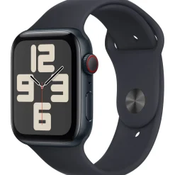 Apple Watch SE GPS + Cellular 44mm Midnight Aluminium Case with Midnight Sport Band - M/L