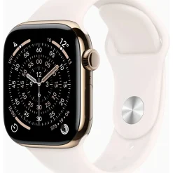 Apple Watch S11 Titan Gold Cellular 42mm (Sportarmband blassrosa) S/M