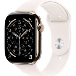 Apple Watch S11 2025 Titan Gold Cellular 46mm (Sportarmband blassrosa) S/M