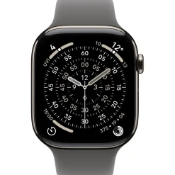 Apple Watch S11 2025 Titan Natur Cellular 46mm (Sportarmband steingrau) S/M