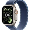 Apple Watch Ultra 3 2025 Titanium Cellular 49mm Natur (Trail Loop blau/hellblau) S/M