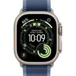 Apple Watch Ultra 3 2025 Titanium Cellular 49mm Natur (Trail Loop blau/hellblau) S/M