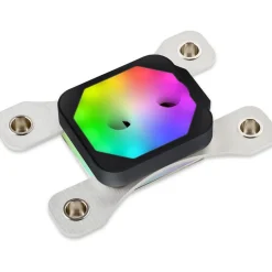 aqua computer cuplex kryos NEXT RGBpx AM4/AM5 - Acetal + 925 Silber, schwarz