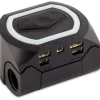 AquaComputer Durchflusssensor high flow NEXT, OLED, 2x G1/4, RGBpx - schwarz