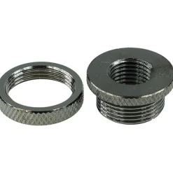 Aquatuning Fillport schwarz nickel - gerändelt - Universal