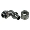 Aquatuning 13/10mm (10x1,5mm) Anschraubtülle 90° drehbar G1/4 - schwarz nickel