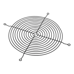 Aquatuning schwarz Lüftergitter für 200mm (80122)