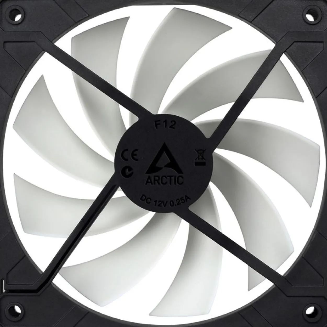 Arctic F12 5er-Pack 120x120x25mm 1350 U/min 30 dB(A) schwarz