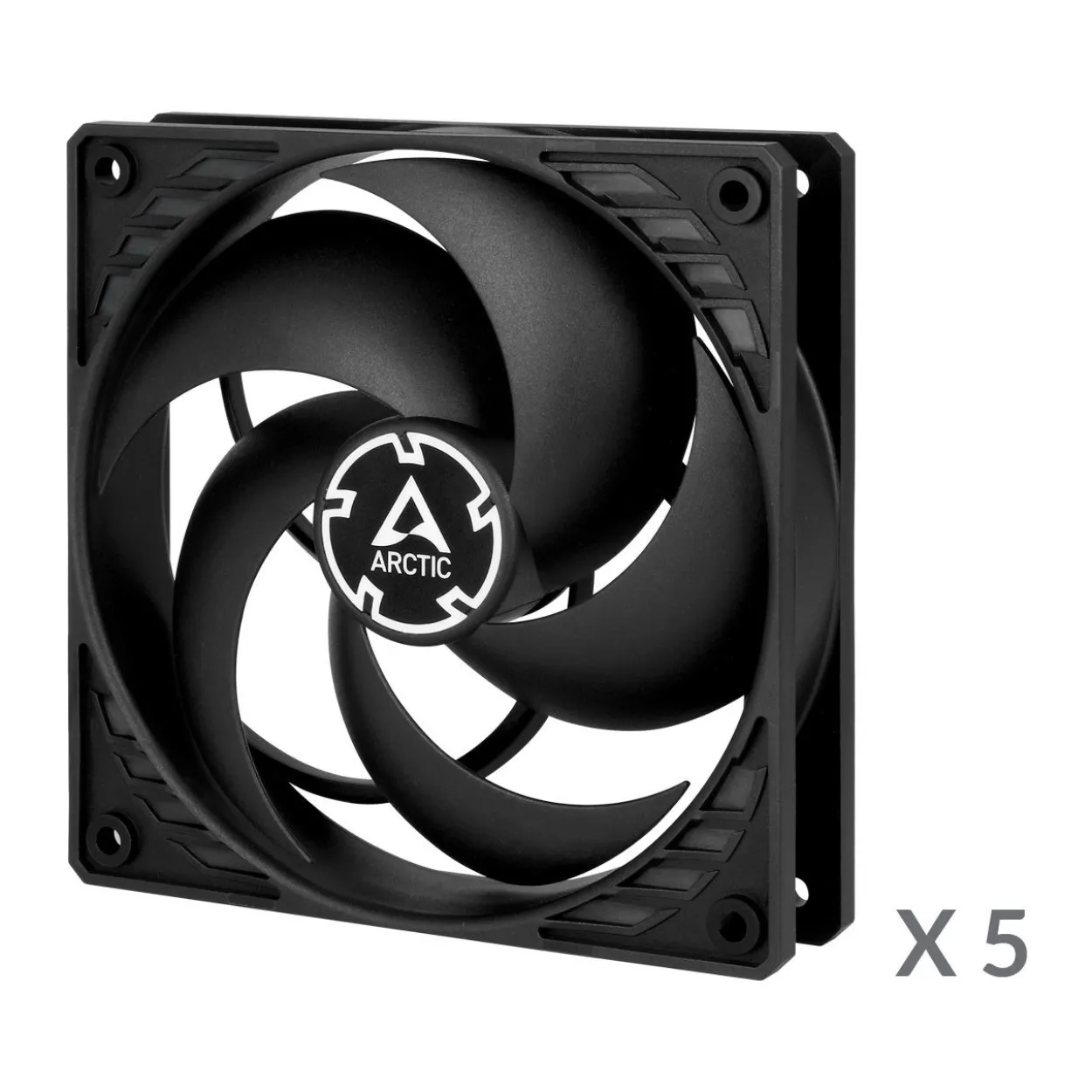 Arctic P12 5er-Pack 120x120x25mm 1800 U/min 22.5 dB(A) schwarz
