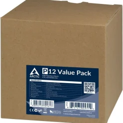 Arctic P12 5er-Pack 120x120x25mm 1800 U/min 22.5 dB(A) schwarz